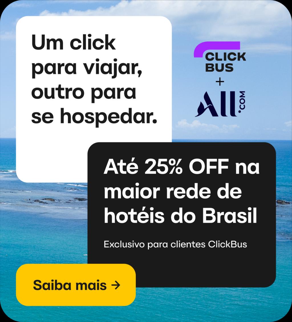 Até 25% OFF na maior rede de hotéis no Brasil!